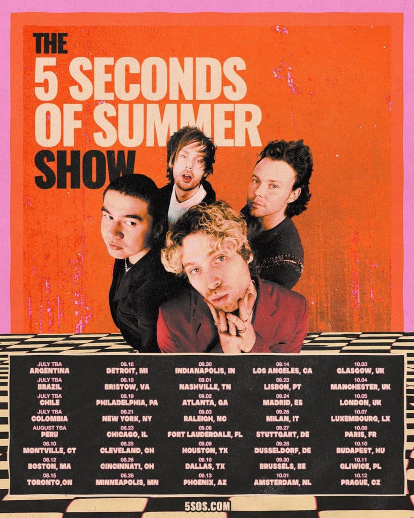 5 seconds of summer tour houston
