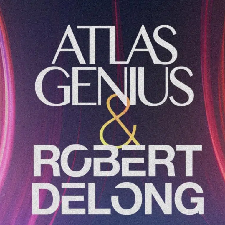 Atlas Genius & Robert Delong fall co-headline tour poster
