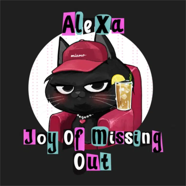 AleXa's single artwork for "joy of missing out."