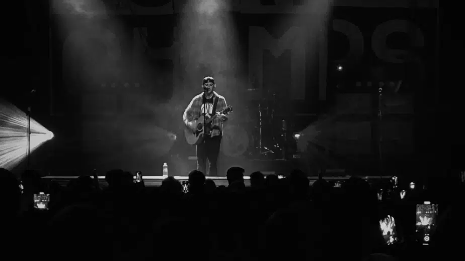 Derek performing "If I'm Lucky" during the Live On Tour Twenty Twenty Four North American tour.