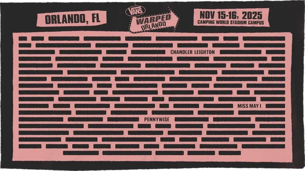 2025 Vans Warped Tour Begins First Lineup Reveal With First Six Artists